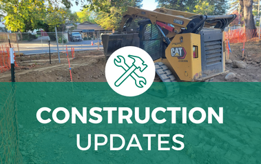 Construction Updates - photo of construction vehicle on dirt
