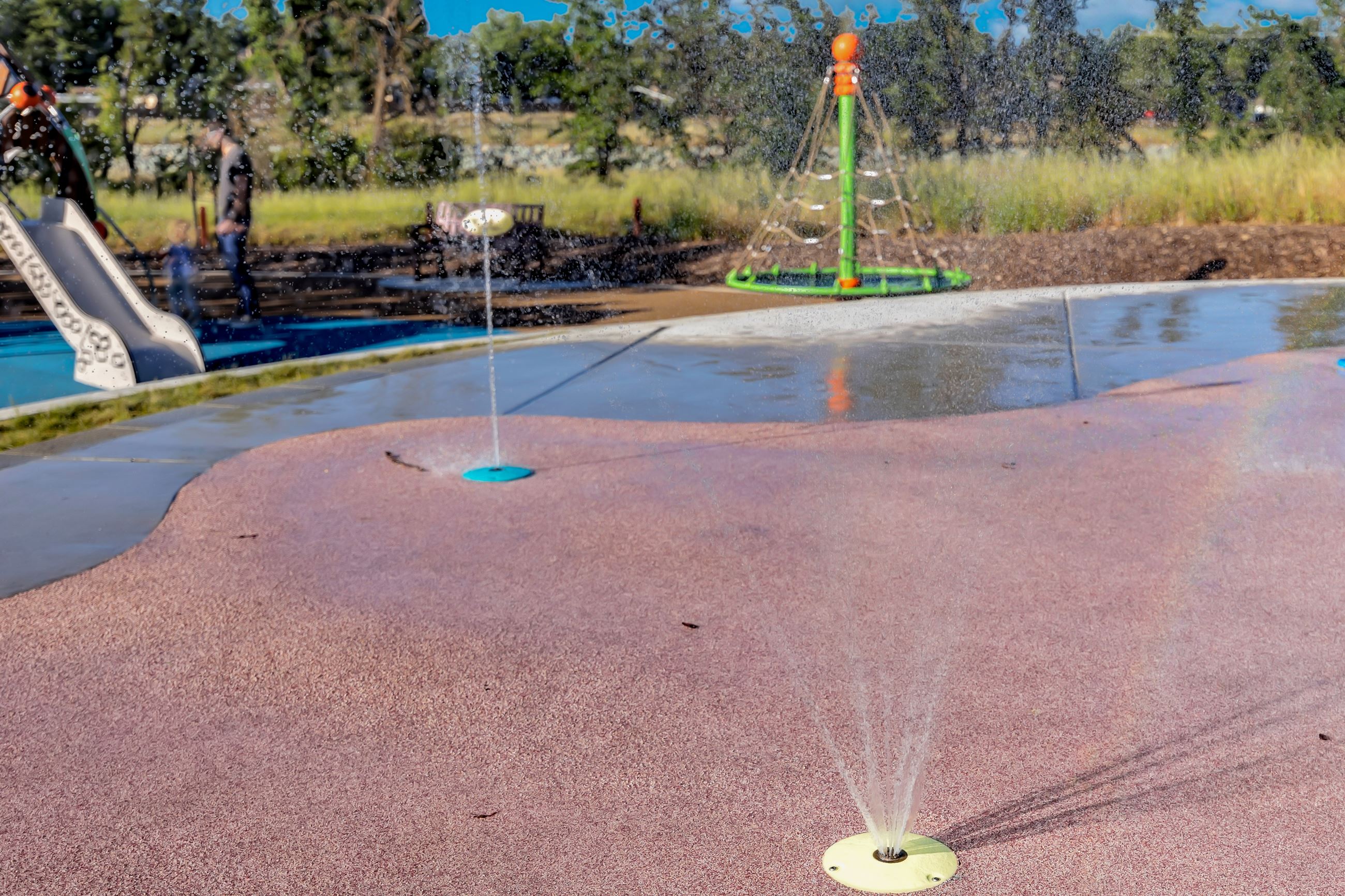 Gum Ranch Park - photo of splash pad features